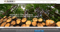 Desktop Screenshot of holzbloecke.de